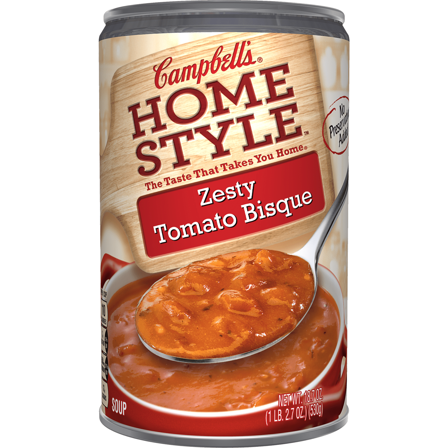 Image for campbell homestyle zesty tomato bisque
