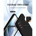 thumbnail image 2 of 3 in 1 for Samsung Galaxy S21 Case, with 2 Pack Screen Protector, with Full Camera Cover Protection，Liquid Silicone Slim Shockproof Protective Phone Case 6.2 inch (Black)……, 2 of 12