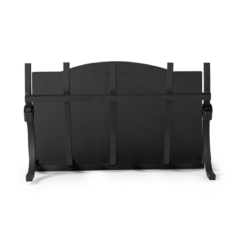 Titan Great Outdoors 21in Wide High-Efficiency Smoke-Free Fireplace Log  Grate with Reflective Fire Back, 15.5in Tall Vertical Grate, High-Temperature  Paint - Walmart.com