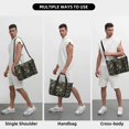 thumbnail image 6 of Travel Duffel Bag Camouflage Pattern Sports Tote Gym Carry On Bag Overnight Crossbody Bag For Women Men, 6 of 6