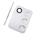 thumbnail image 3 of Nail Art Palette Nail Polish Color Mixing Pallet Makeup Accessory Stainless Steel, 3 of 12