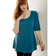thumbnail image 5 of Jessica London Women's Plus Size Stretch Cotton Peplum Tunic, 5 of 5