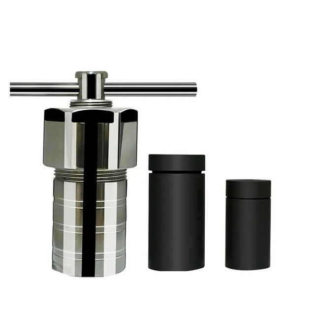 Réacteur Autoclave de Synthèse Hydrothermale Doublé PPL 300 ml, Réservoir de Digestion Haute Pression 3 MPA, Facile à Utiliser