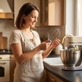 thumbnail image 3 of Compatible Stainless Steel 6-Wire Whisk Attachment – Fits 4.5 Quart & 5 Qt Tilt-Head Stand Mixers – Egg, Cream & Batter Balloon Whip – Dishwasher Safe  1-Pack., 3 of 6