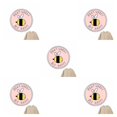 thumbnail image 1 of relayinert Cute Bee Brooch Pin Statement With Stylish Accessory Adds Personality P287 5Set, 1 of 6