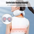 thumbnail image 3 of Portable Electric Neck Massager Cervical Heating Massager Cordless Neck Back Shoulder Massager 3 Massage Modes 15min Timing Built-in Battery for Neck Pain, 3 of 7