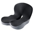 thumbnail image 3 of Ergonomic Memory Foam Seat Cushion for Tailbone Sciatica Back Pain Relief 17X12.6X16.5 Inch for Office Chair Car Desk Chair Home Use, 3 of 8