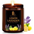thumbnail image 1 of Lemon Lavender Candles, Lemon Lavender Scented Candle, Mother's Day Candle Gifts for Women, Soy Candles for Home Scented, 7oz 50 Hours Burn, Home Décor, 1 of 6
