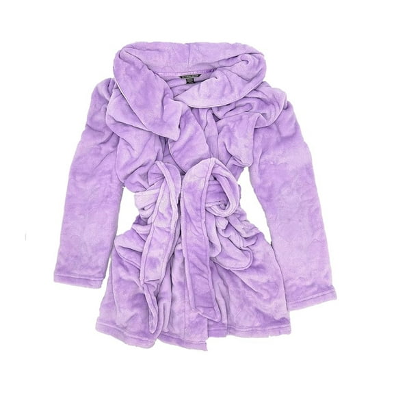 Victoria's Secret Women's Short Cozy Plush Robe Lavender Size M/L NWT