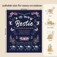 thumbnail image 3 of Bestie Gifts for Women - Best Friend Blanket Gift 60 x 50 Inch - Bestie Gift on Mothers Day, Best Friend Happy Birthday Gifts - Friendship Flannel Throw Blanket Thinking of You Far Away Gifts, 3 of 6