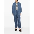 thumbnail image 6 of Isabel Marant Étoile Women's Indigo Blue Cotton Washed Denim Blue Sizes IT 32-56, 6 of 6