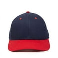 thumbnail image 3 of Outdoor Cap OC871 Premium Modern Solid Back-Navy/Red-Adult, 3 of 8