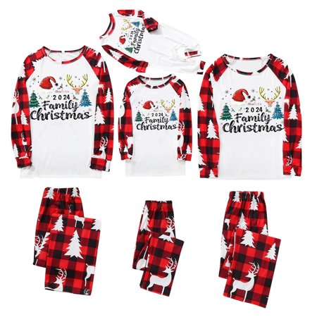 

Mens Christmas Pajamas Festive Pj Set Graphic Xmas Jammies Long Sleeve Family Christmas Pajamas Matching Sets Cotton Family Christmas Pajamas Matching Sets Christmas Pjs for Family Elf