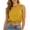 Yellow, variant on Hurxie Womens Linen Bubble Hem Crop Tank Tops Crewneck Sleeveless Blouses Navy,2XL