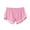 Pink0, variant on Annhoo Womens Athletic Shorts Lightweight Block Color High Waist Yoga Short Pants Fashion Beach Clothes