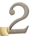 thumbnail image 1 of Baldwin 90672031 CD House Number 2, Non-Lacquered Brass, 1 of 1