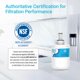 thumbnail image 5 of AQUA CREST DA29-00003G Filtro de agua para refrigerador, repuesto para Samsung DA29-00003G, DA29-00003B, DA29-00003A, Aqua-Pure Plus, HAFCU1, RFG237AARS, RS22HDHPNSR, RSG257AARS, WSS-1 (paquete de 3), 5 of 5
