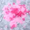thumbnail image 2 of COSMOBETTY 14Pack Heart Shaped Pink Rose Paper Confetti Valentine Ornaments, 2 of 8