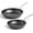 2 Piece Set 10",12" Carbon Steel Pan, variant on Cookware - Seasoned 12" Carbon Steel Frying Pan - (Like Cast Iron, but Better) - Professional Cookware - Crafted in Sweden - Induction Compatible