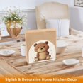 thumbnail image 5 of Table Napkin Holder, One Sizex2 Kitchen Napkin Holder Acrylic Napkin Holder Restaurant Napkin Holder Cartoon Grey Bear, 5 of 9