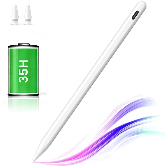 MEKO Stylus Pen for iPad 2026-2018, 35H Long Battery, Palm Rejection, Magnetic, Compatible for iPad 11/10/9/8/7/6th Gen,Pro 11/12.9"/13" M4,Air3/4/5/M2/M3,Mini 5/6/7