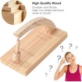 thumbnail image 2 of Juego de mesa con péndulo de madera para tomar decisiones, creativo, magnético, para escritorio, con forma de péndulo, que se tambalea y encuentra la respuesta a tus preguntas, amarillo, 10 x 20,3 x 3, 2 of 5