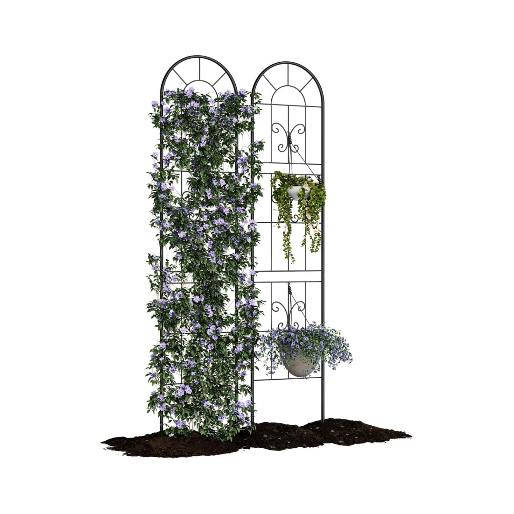 専用ページ(#662) Zippity Outdoor Decorative Wood Border No-Dig Charcoal WoodTek