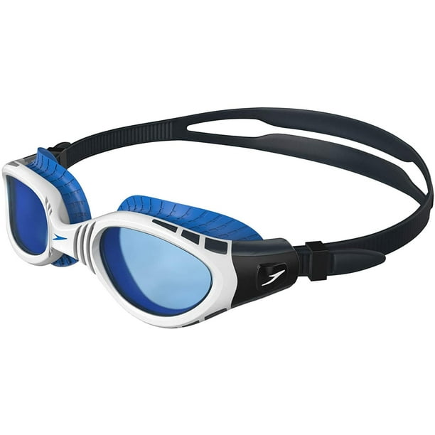 Speedo-Goggles-Futura Biofuse Flexiseal Goggle-White-, Speedo By Visit the Speedo Store - Walmart.com