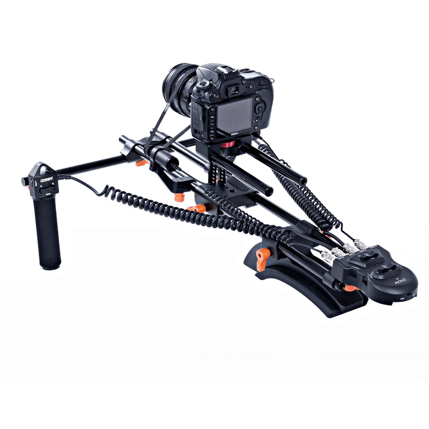 Movo Photo MFF300 Motorized Follow Focus & Zoom Control Video Shoulder Rig for HD DSLR Cameras