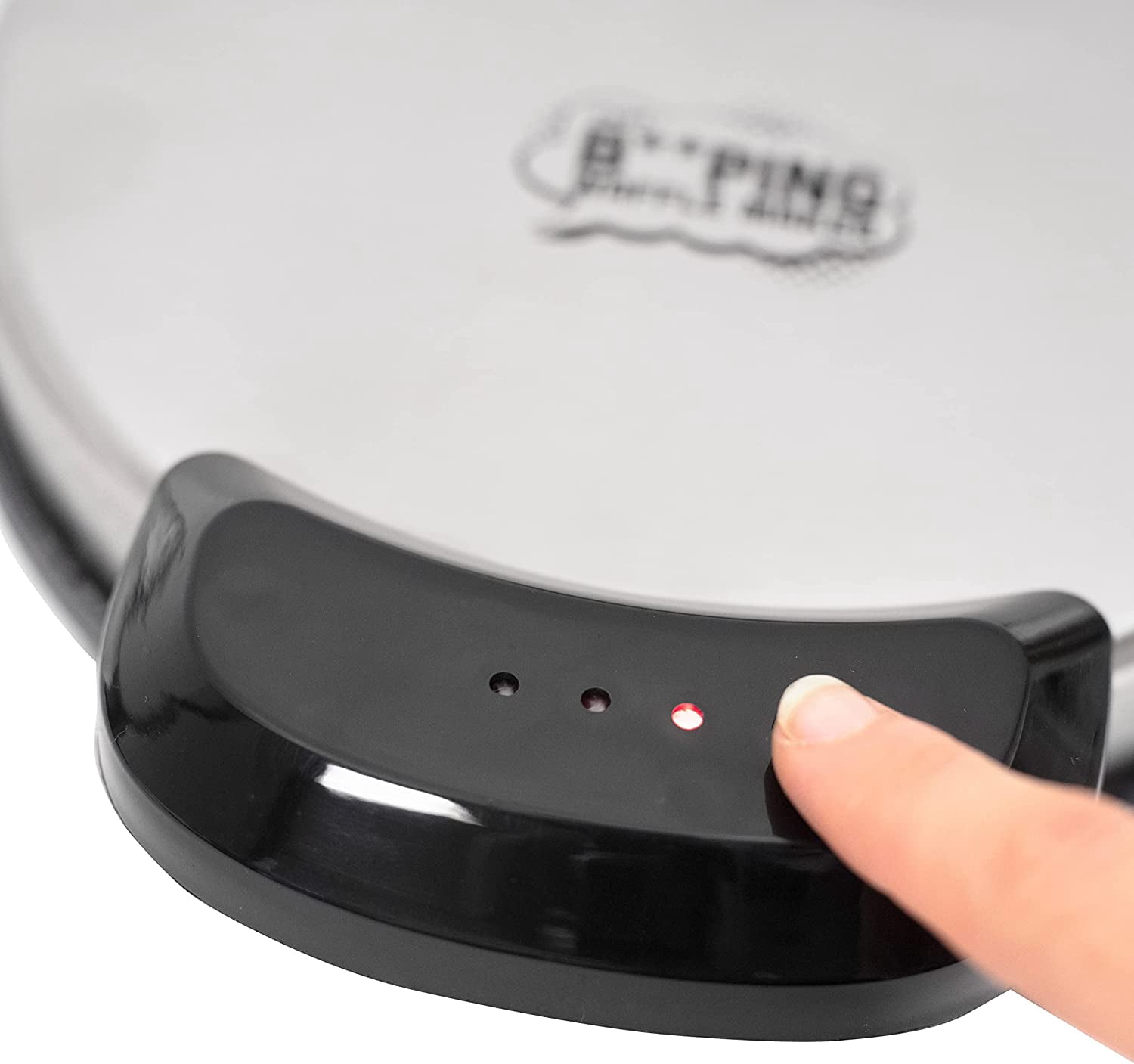 CucinaPro That BEEPING Waffle Maker- Personal 7" Belgian Waffler that BEEPS with Tone when Ready - Electric, Non Stick Griddle Iron w/Adjustable Browning Control- Make Breakfast Special