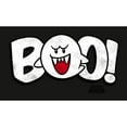 thumbnail image 2 of Men's Nintendo Mario Boo! Bubble Text Long Sleeve Shirt Black Large, 2 of 4
