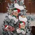 thumbnail image 3 of Gcvizuso Christmas Stockings, Christmas Cats And Dog Bones Christmas Stocking Ornaments Christmas Door Hanging Wall Hanging Fireplace Window Decoration Supplies With Hanging Rope, 3 of 6