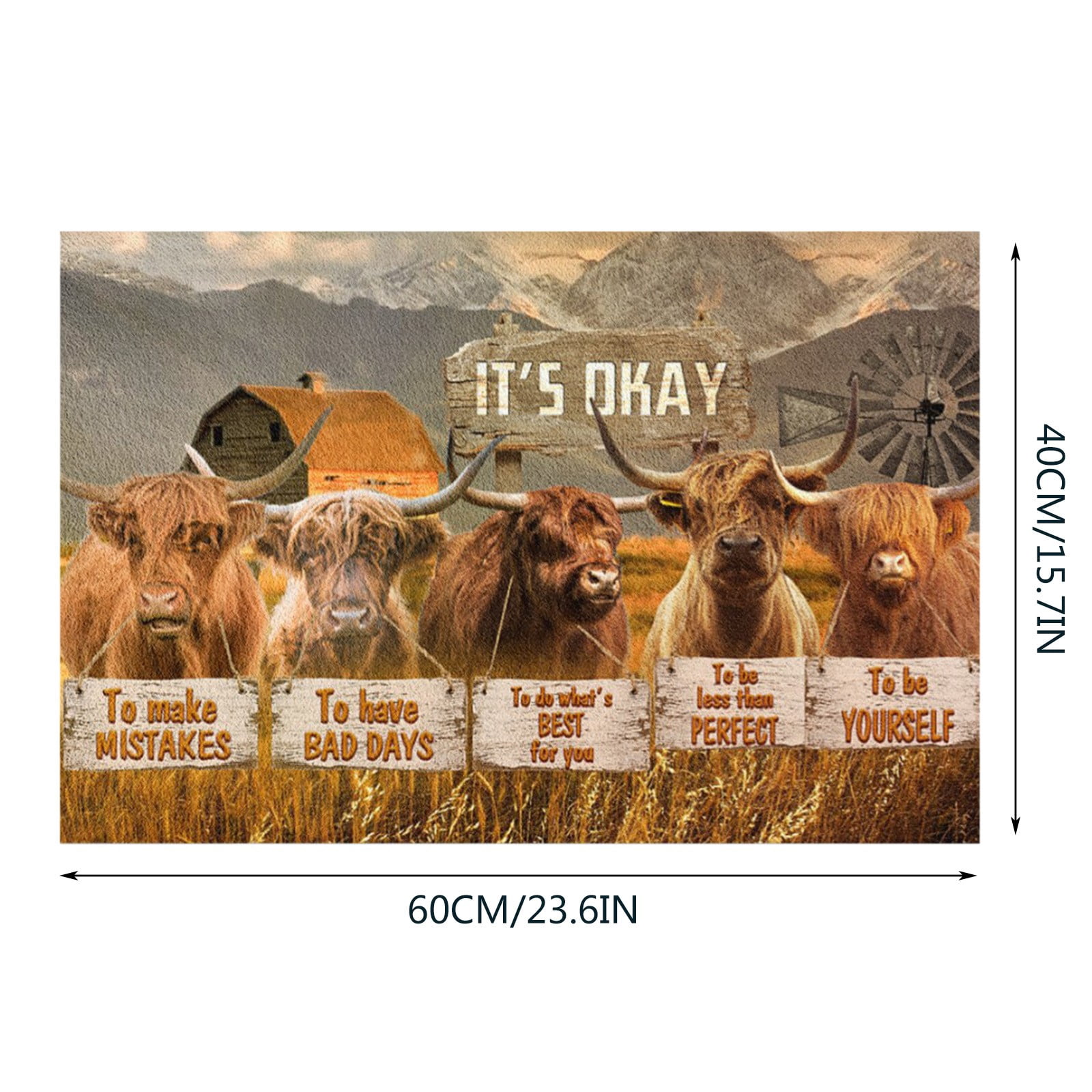 Pianpianzi Heated Blankets for Women Cover for A Blanket Throw Blankets for  Size Bed Animal Floor Mat Welcome Door Mat Cow Polyester Door Mat -  Walmart.com