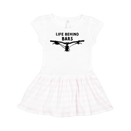 

Inktastic Life Behind Bars Mountain Bike Gift Toddler Girl Dress