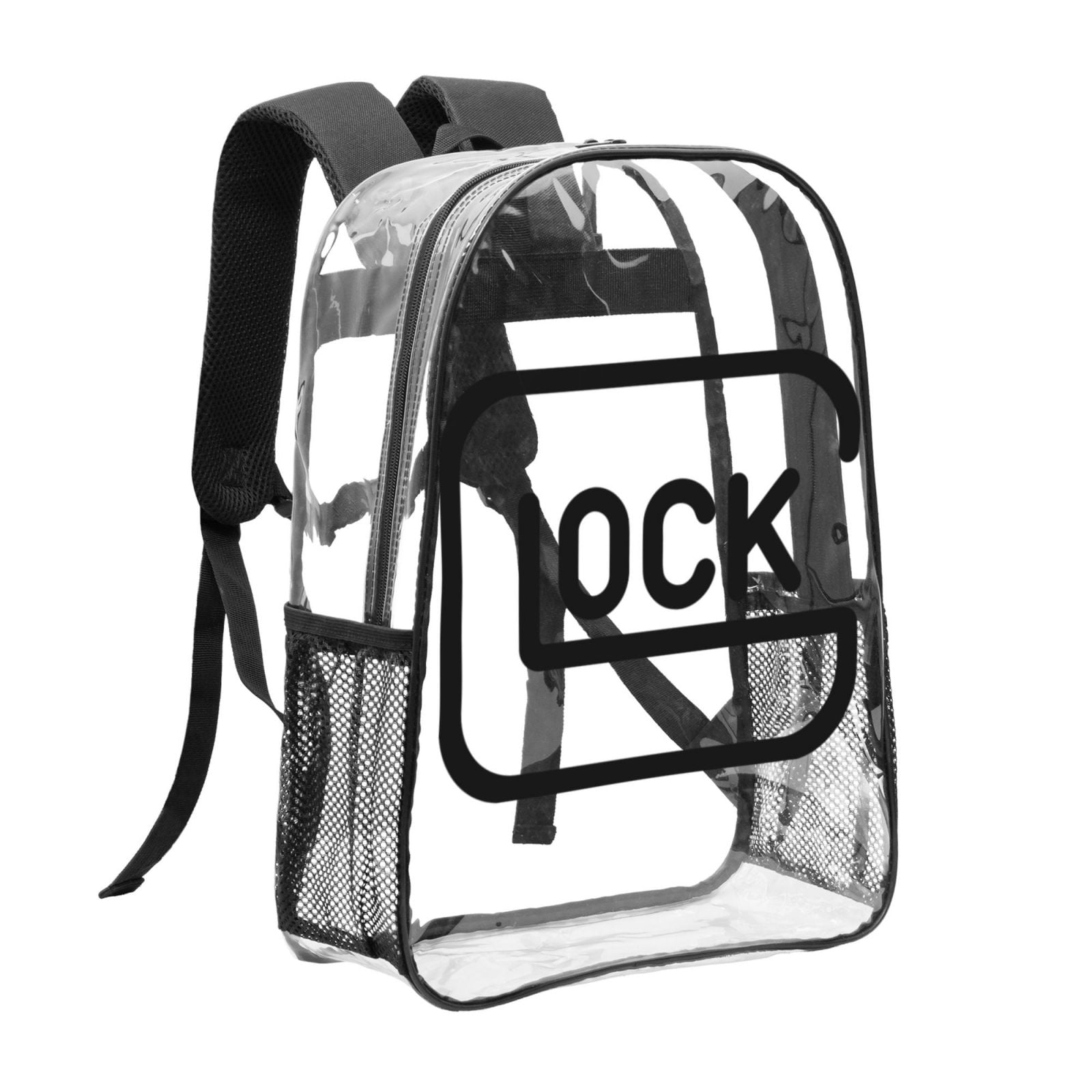 Glock Transparent Backpack Fashion Travel Backpack Laptop Backpack 16ch