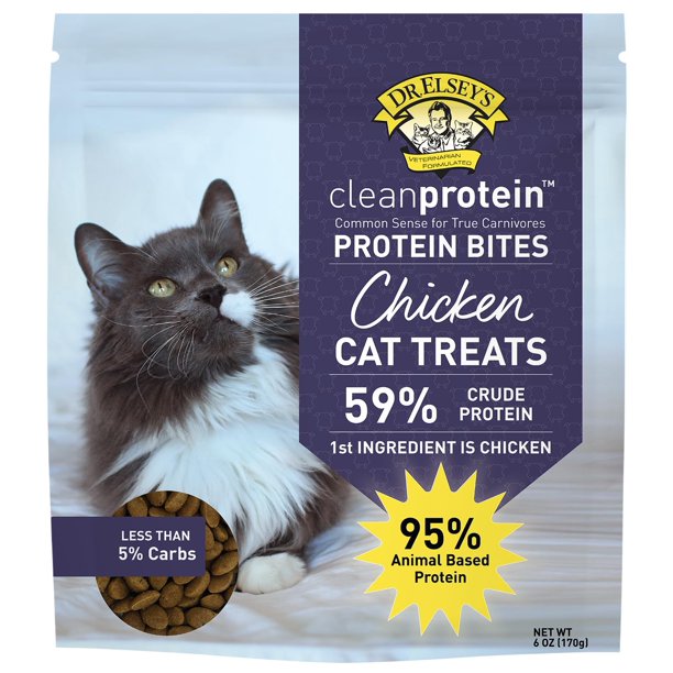 Premios para gatos Dr. Elsey's Protein Bites de pollo 170 g