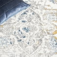 thumbnail image 6 of SAFAVIEH Layla Jermaine Floral Runner Rug, Ivory Grey/Blue, 2'2" x 9', 6 of 8