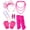 Pink, variant on 80s Costume Accessories for Women, Halloween Retro 1980s Neon Party Outfit Supplies