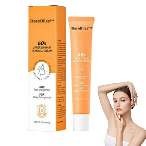Hair Removal Cream for Women,2025 New Gentle Facial Hair Removal Cream With Scraper,Painless Hairs Removers for Body Face Lips (1PC)