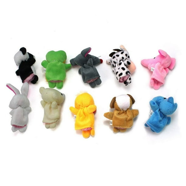 Download Daciye Chinese Zodiac 12 Animals Finger Puppets Plush Toys Kids Baby Play Toys Walmart Com Walmart Com