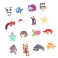thumbnail image 2 of Imán de nevera de animales, 16 Uds., magnético fuerte, 3D, bonito y vivo, decorativo, estampado de animales, imán para nevera, coches, 2 of 5