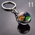 thumbnail image 1 of CNKOO Luminous Keychain Portable Tree Keyring Glass Balls Key Chain Pendant Gifts for Friends and Family, 1 of 4