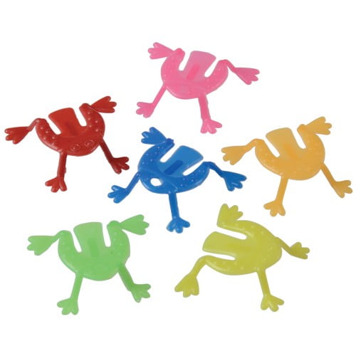 jumping frog toy plastic