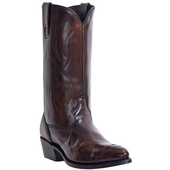 Men's Laredo 12" J Toe Dress Western Boots BROWN 10 D