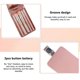 thumbnail image 4 of LED Lighted Makeup Cosmetic Mirror with Makeup Brushes Travel Folding Makeup Mirror Box Portable Compact Mirror, 4 of 4