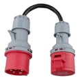 thumbnail image 4 of 5 Pin Red 32a Male To 16a Female Cee-adapter, 4 of 5