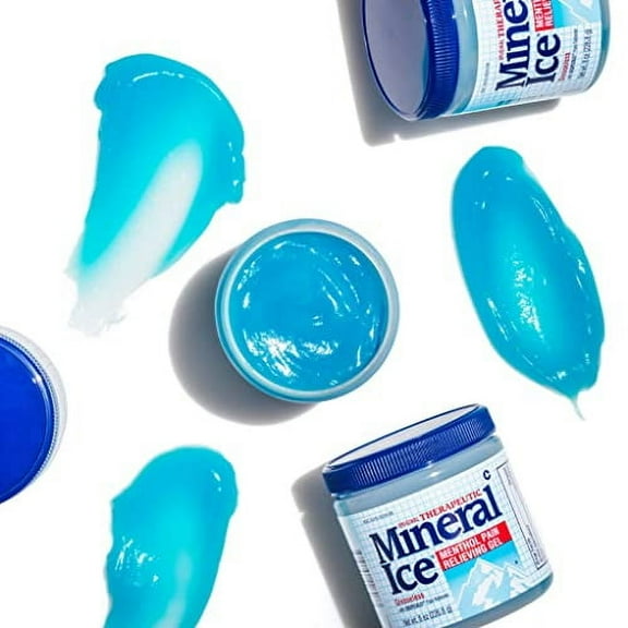 Mineral Ice Pain Relieving Gel - 8 oz, Pack of 4