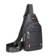 thumbnail image 1 of Bolso de pecho resistente al agua y al desgaste para hombre, sencillo, estilo informal de negocios, tipo mensajero de tela Oxford, Joker, 1 of 4