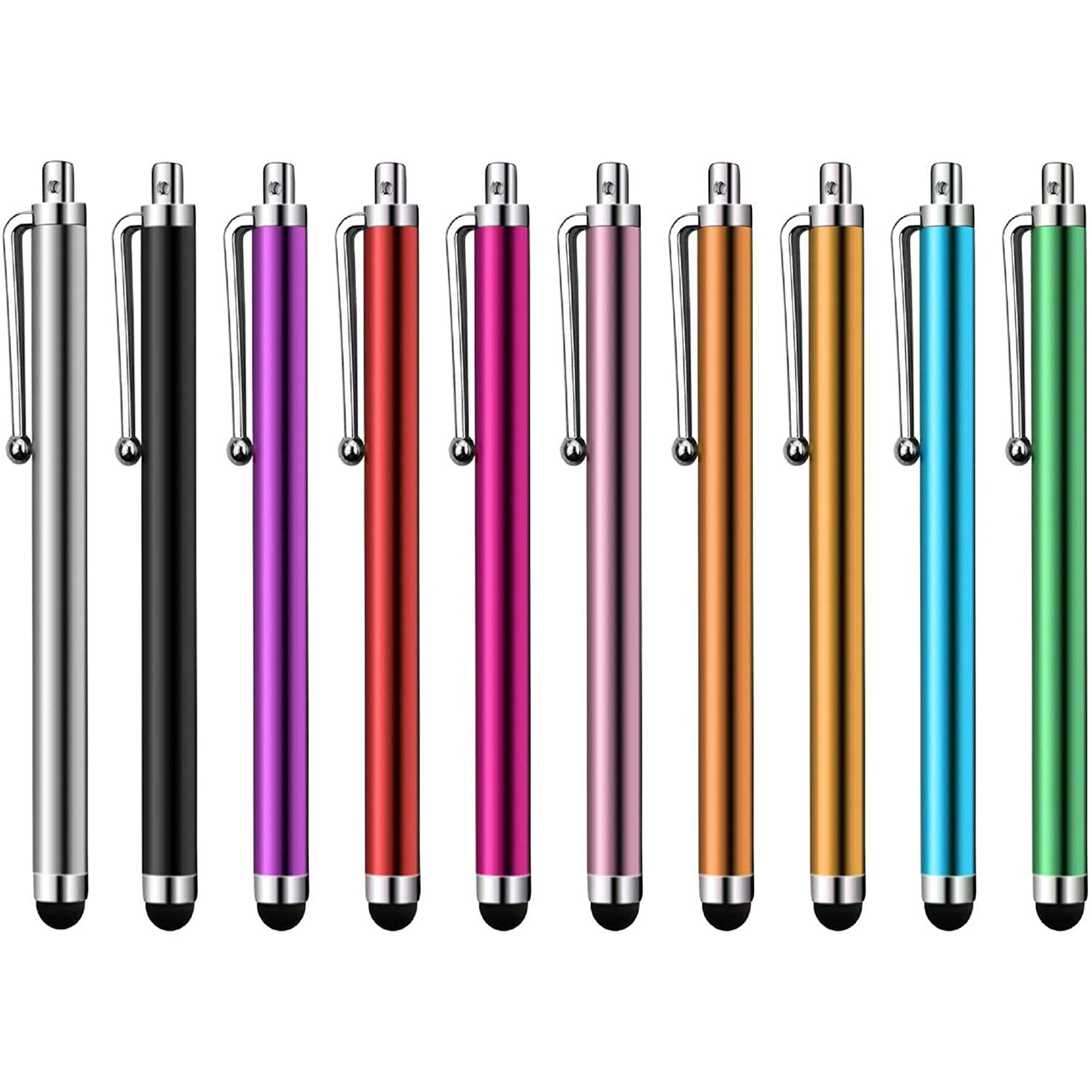 Mangle Kor nominelt 20 Pack Universal Capacitive Stylus Pen Portable Multicolor Touchscreen Stylus  Pens Compatible with Apple iPhone 5 /5S/ 5C /6/7/11 Plus iPad Galaxy Tablet  Smartphone PDA - Walmart.com