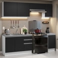 thumbnail image 2 of Cocina Integral con Acessorios 240cm Glamy Blanco/Negro, 2 of 5